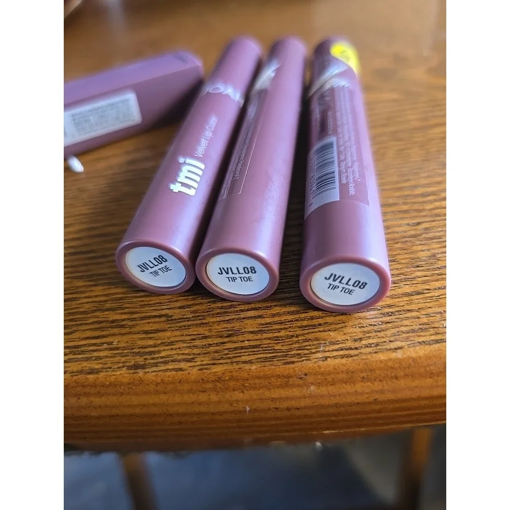 Lot Of 3‎ JOAH BY KISS Velvet Lip Color LIQUID LIPSTICK - JVLL08 Tip Toe